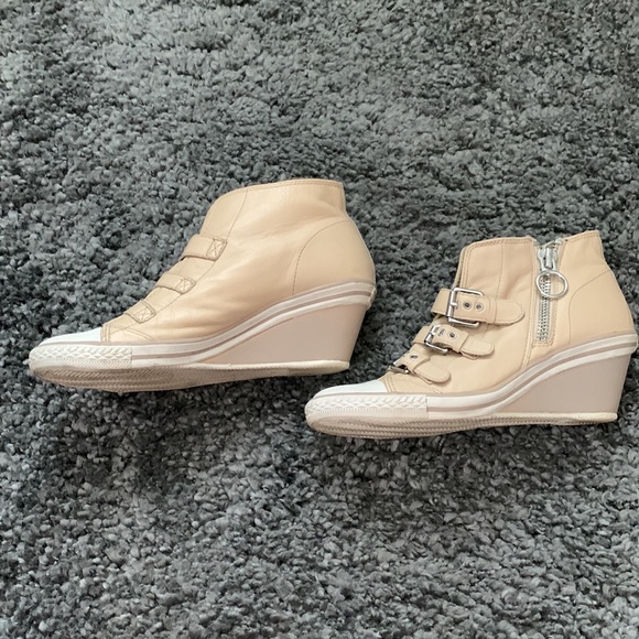 Ash wedge heel leather shoes - Picture 2 of 9